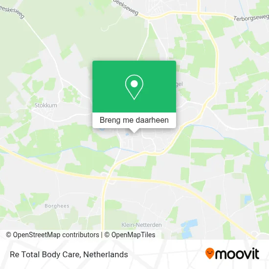 Re Total Body Care kaart