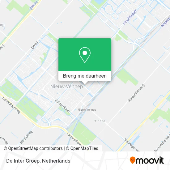De Inter Groep kaart