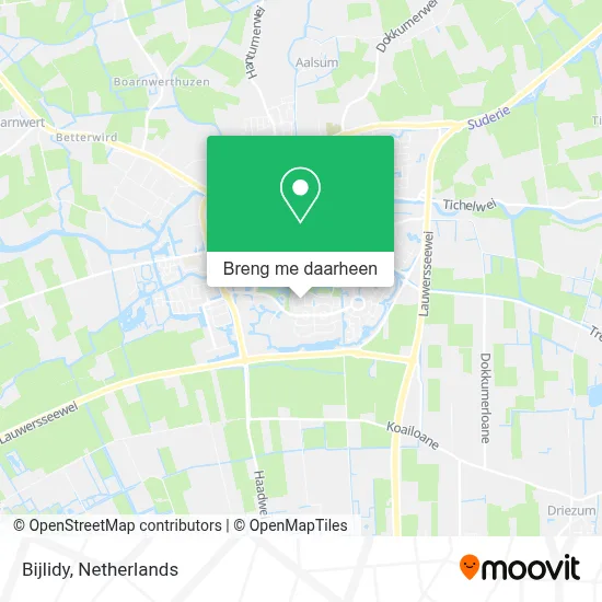 Bijlidy kaart