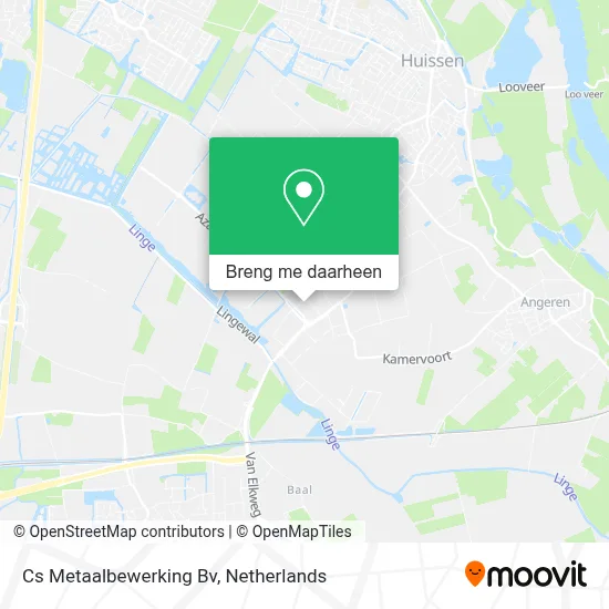 Cs Metaalbewerking Bv kaart