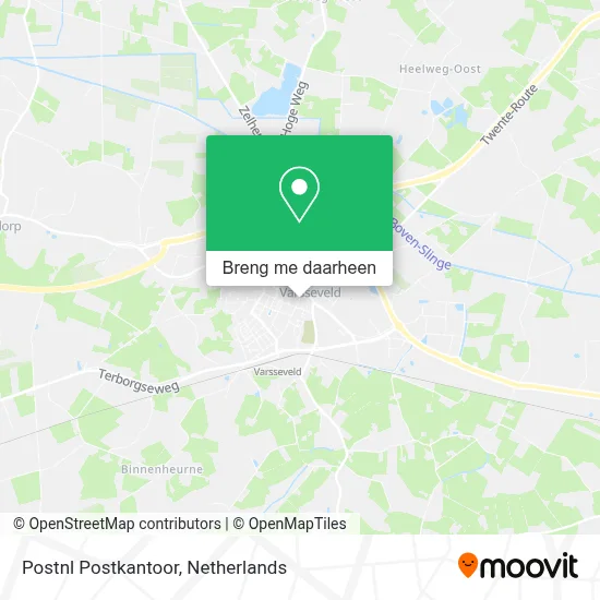 Postnl Postkantoor kaart