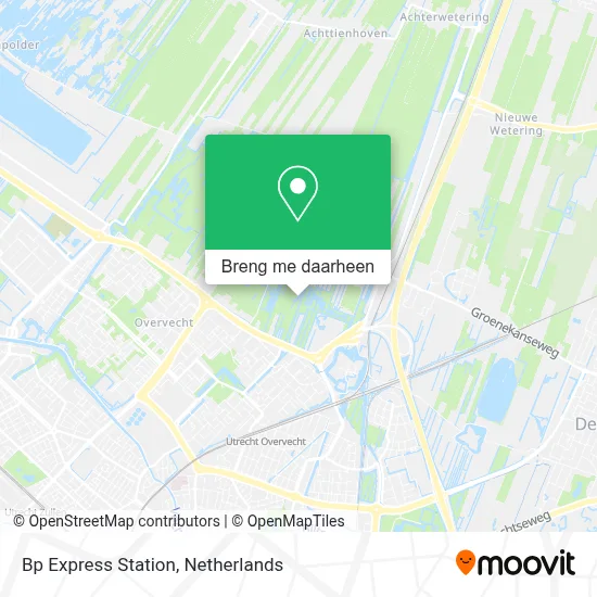 Bp Express Station kaart