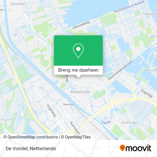 De Vondel kaart