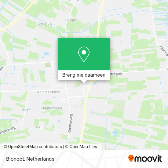 Bionoot kaart