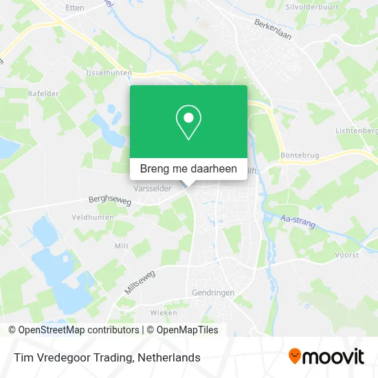 Tim Vredegoor Trading kaart