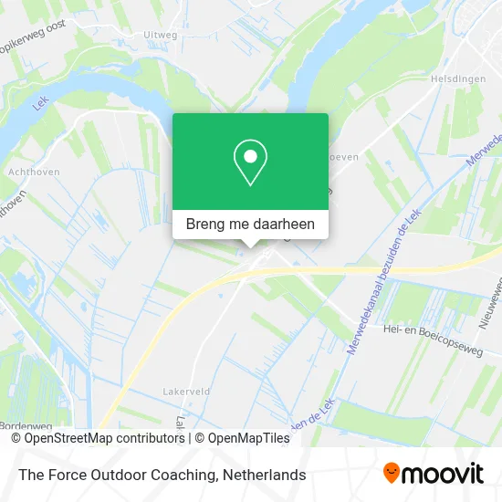 The Force Outdoor Coaching kaart