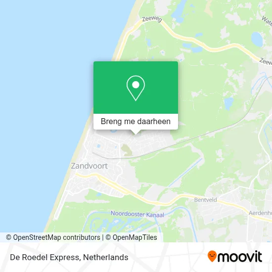 De Roedel Express kaart
