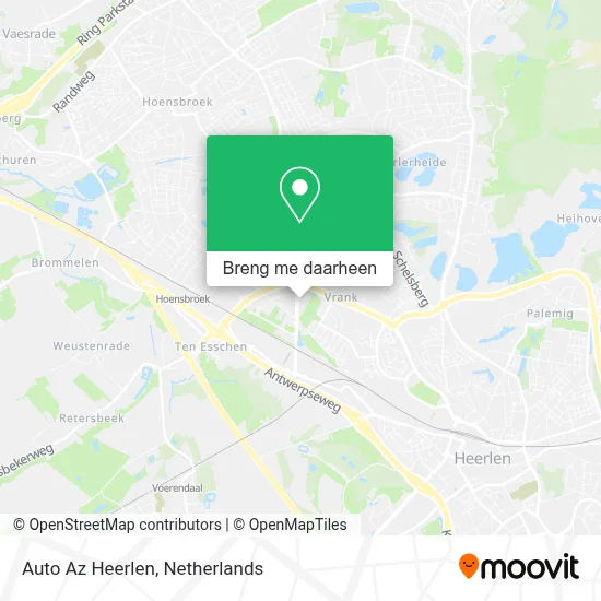 Auto Az Heerlen kaart