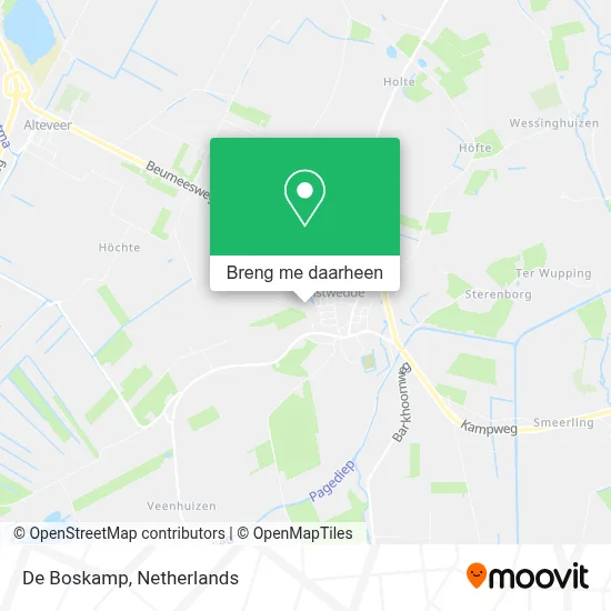 De Boskamp kaart