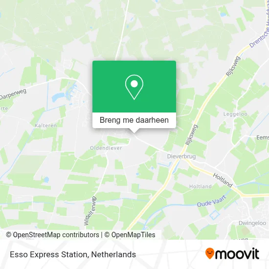 Esso Express Station kaart