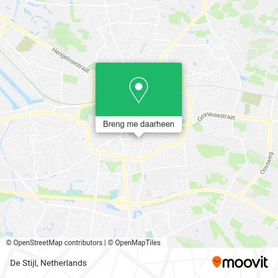 De Stijl kaart