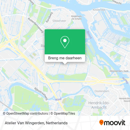 Atelier Van Wingerden kaart