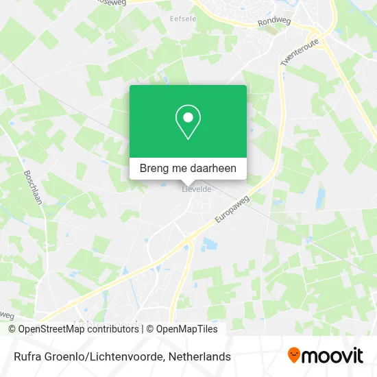 Rufra Groenlo/Lichtenvoorde kaart