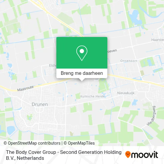 The Body Cover Group - Second Generation Holding B.V. kaart