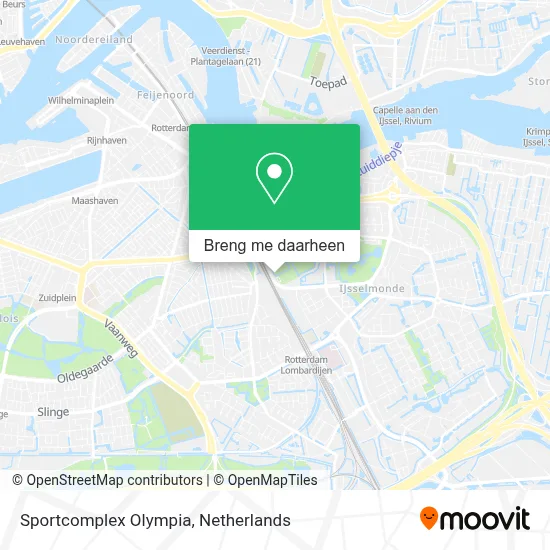 Sportcomplex Olympia kaart