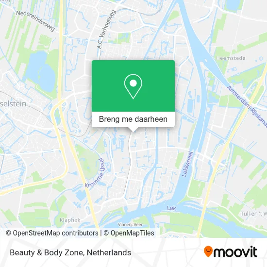 Beauty & Body Zone kaart
