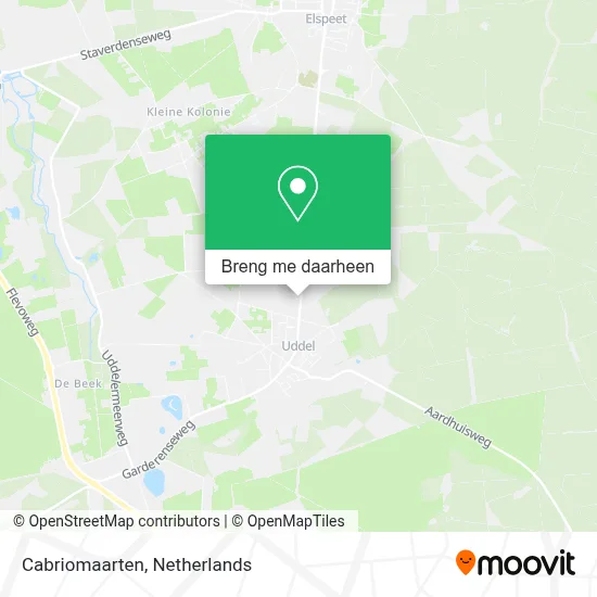 Cabriomaarten kaart