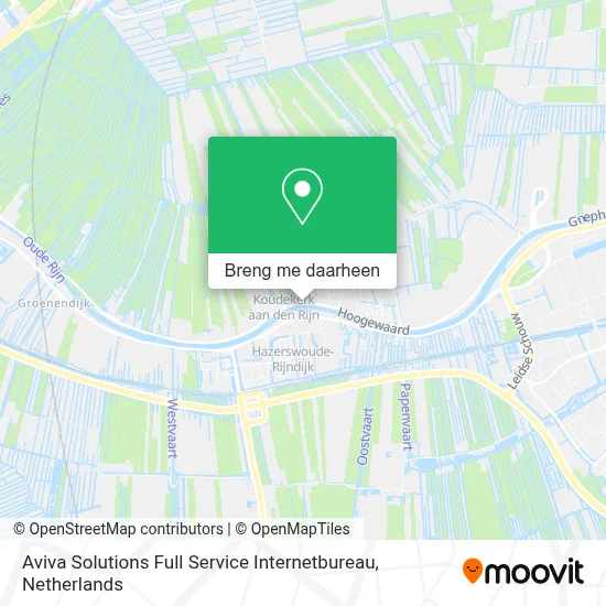 Aviva Solutions Full Service Internetbureau kaart