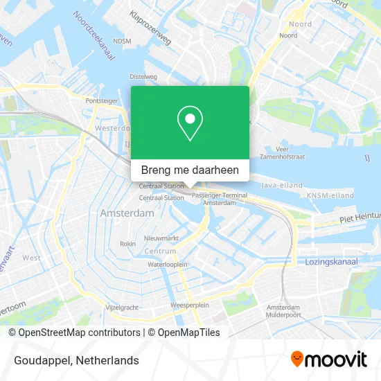 Goudappel kaart