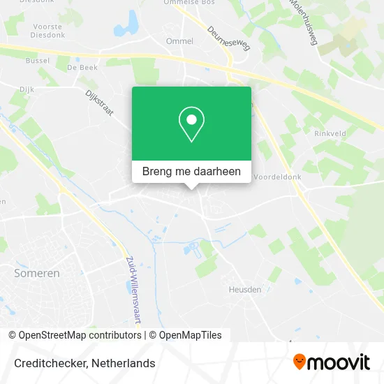 Creditchecker kaart