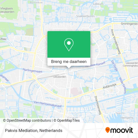 Pakvis Mediation kaart