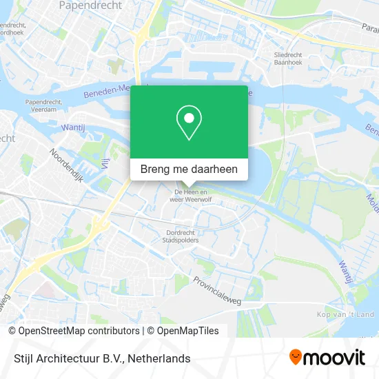 Stijl Architectuur B.V. kaart