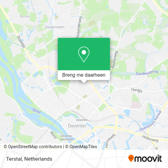 Terstal kaart
