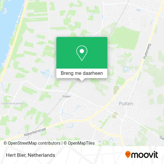 Hert Bier kaart