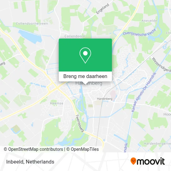 Inbeeld kaart