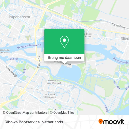 Ribowa Bootservice kaart