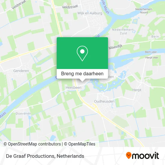 De Graaf Productions kaart