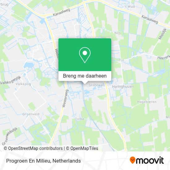 Progroen En Milieu kaart
