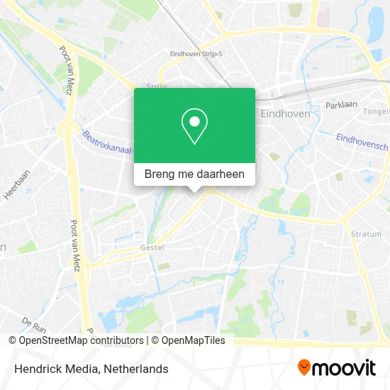 Hendrick Media kaart