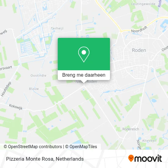 Pizzeria Monte Rosa kaart