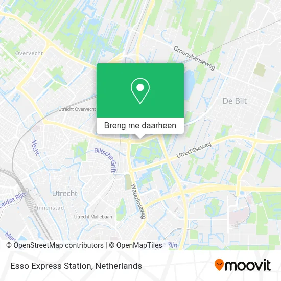 Esso Express Station kaart