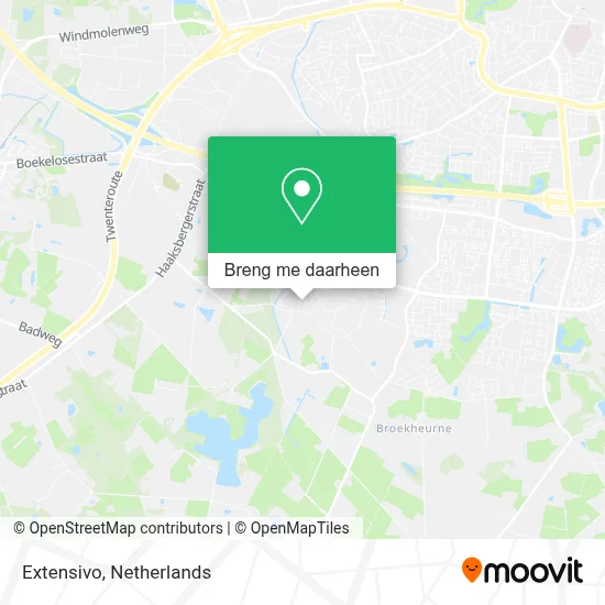 Extensivo kaart
