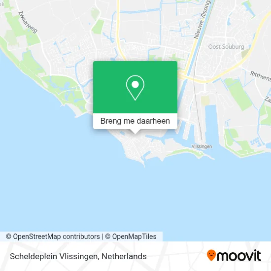 Scheldeplein Vlissingen kaart