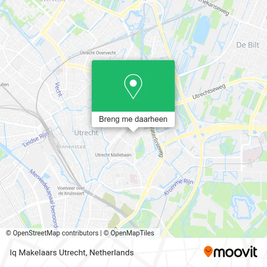 Iq Makelaars Utrecht kaart