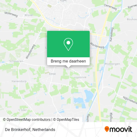 De Brinkerhof kaart