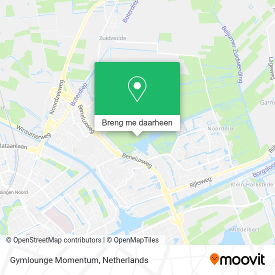 Gymlounge Momentum kaart