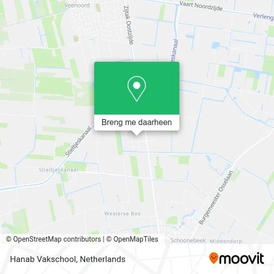 Hanab Vakschool kaart