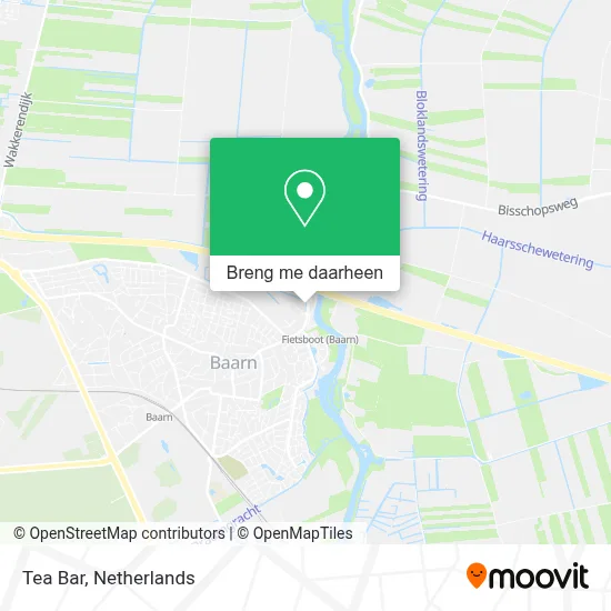 Tea Bar kaart