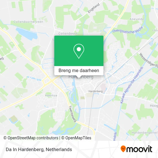 Da In Hardenberg kaart