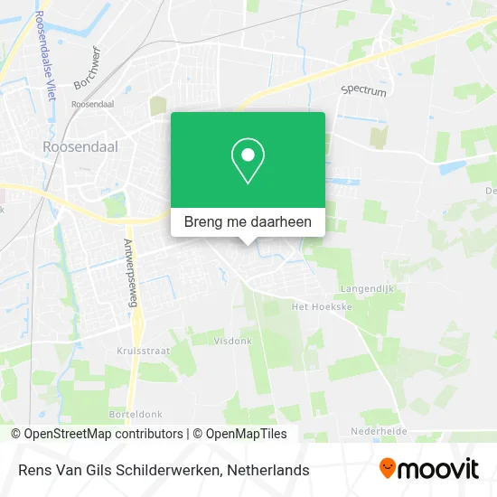 Rens Van Gils Schilderwerken kaart