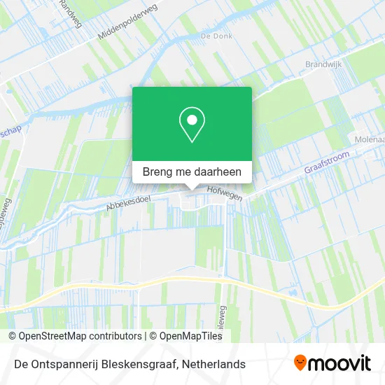 De Ontspannerij Bleskensgraaf kaart