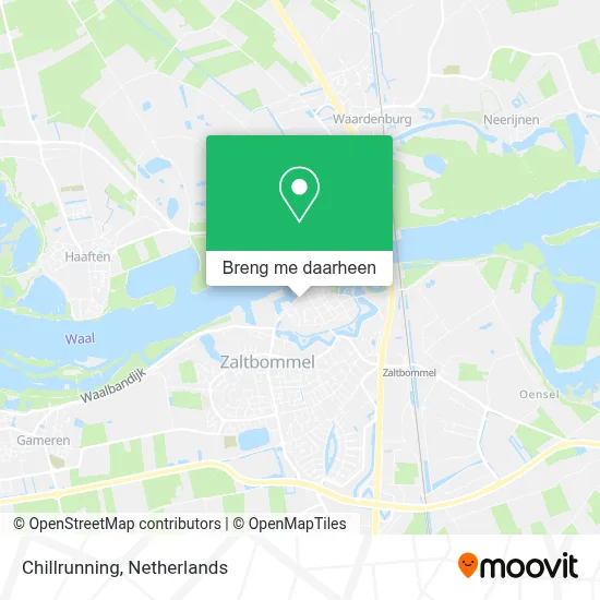 Chillrunning kaart