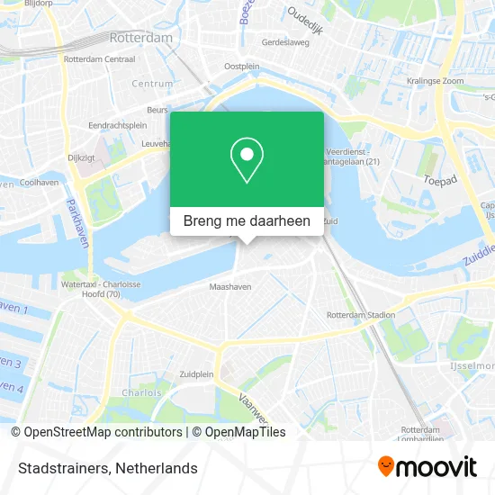 Stadstrainers kaart