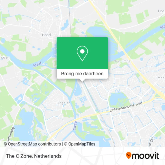 The C Zone kaart
