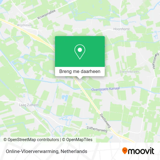 Online-Vloerverwarming kaart