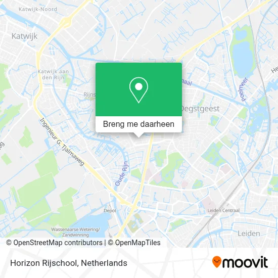 Horizon Rijschool kaart